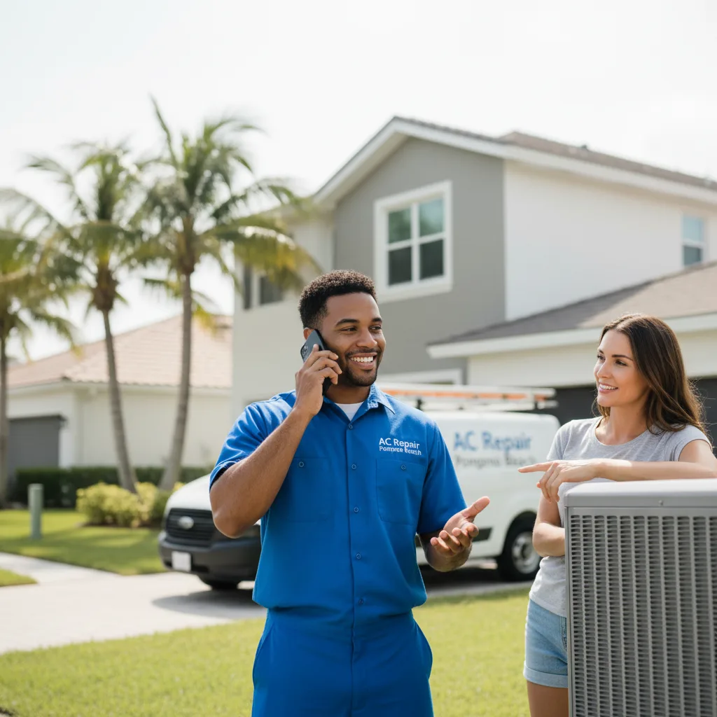 AC Repair Pompano Beach customer support in Signal Hill